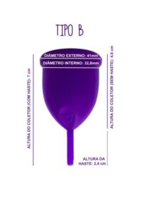 Novo Coletor Menstrual Violeta Cup. Conheça essa novidade! 2 violeta cup tipo b 1 500x750 1