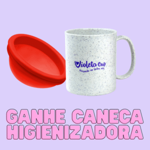 Disco menstrual + caneca higienizadora