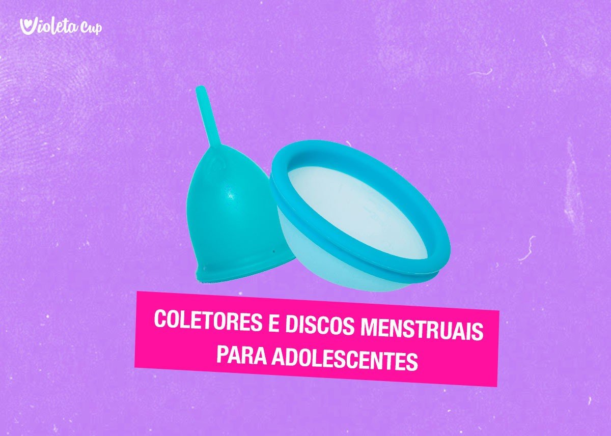 A Violeta Cup tem Coletores Menstruais e Discos Menstruais para  adolescentes? - Violeta cup