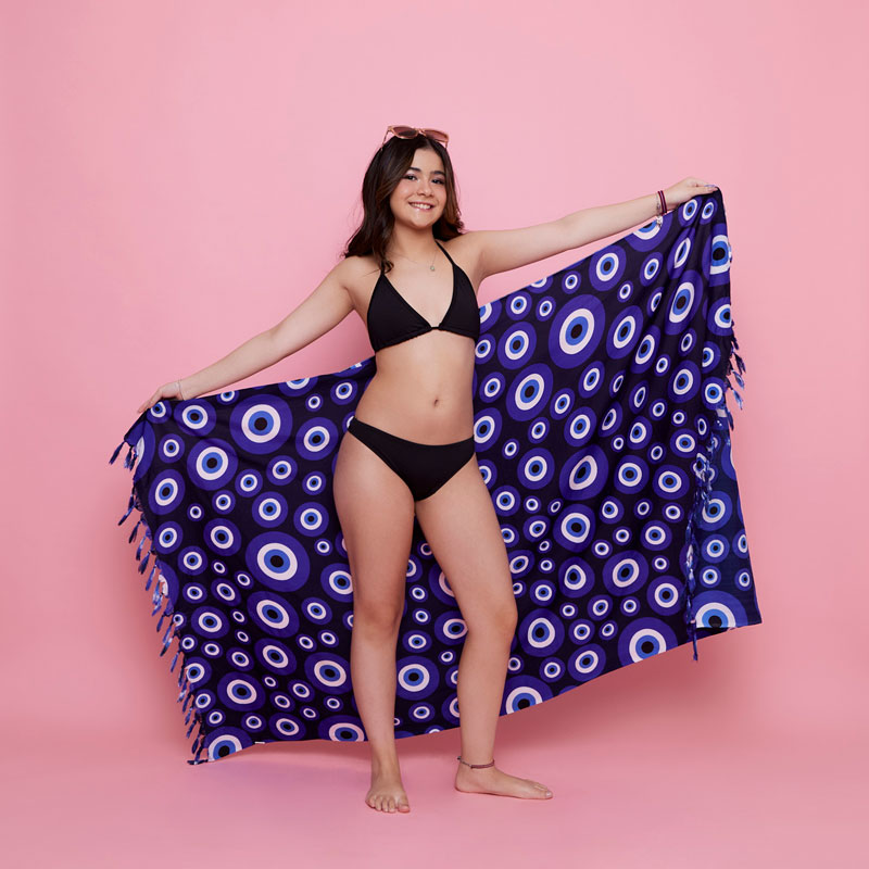 Posso usar a calcinha absorvente na piscina ou na praia? 1 biquini absorvente violeta cup