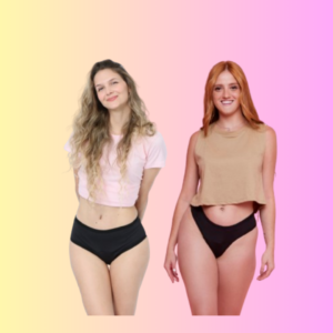 Kit Calcinha Fluxo Intenso + Calcinha Fluxo Moderado