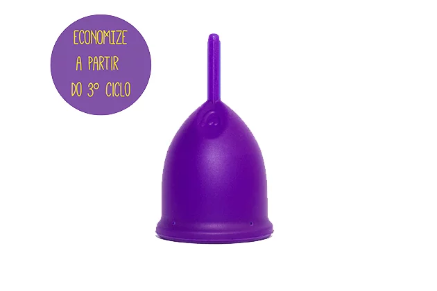 Coletor menstrual violeta bg