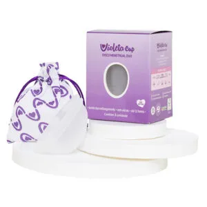 Meu fluxo menstrual é muito intenso. O que devo usar? 9 disco menstrual violeta cup 2