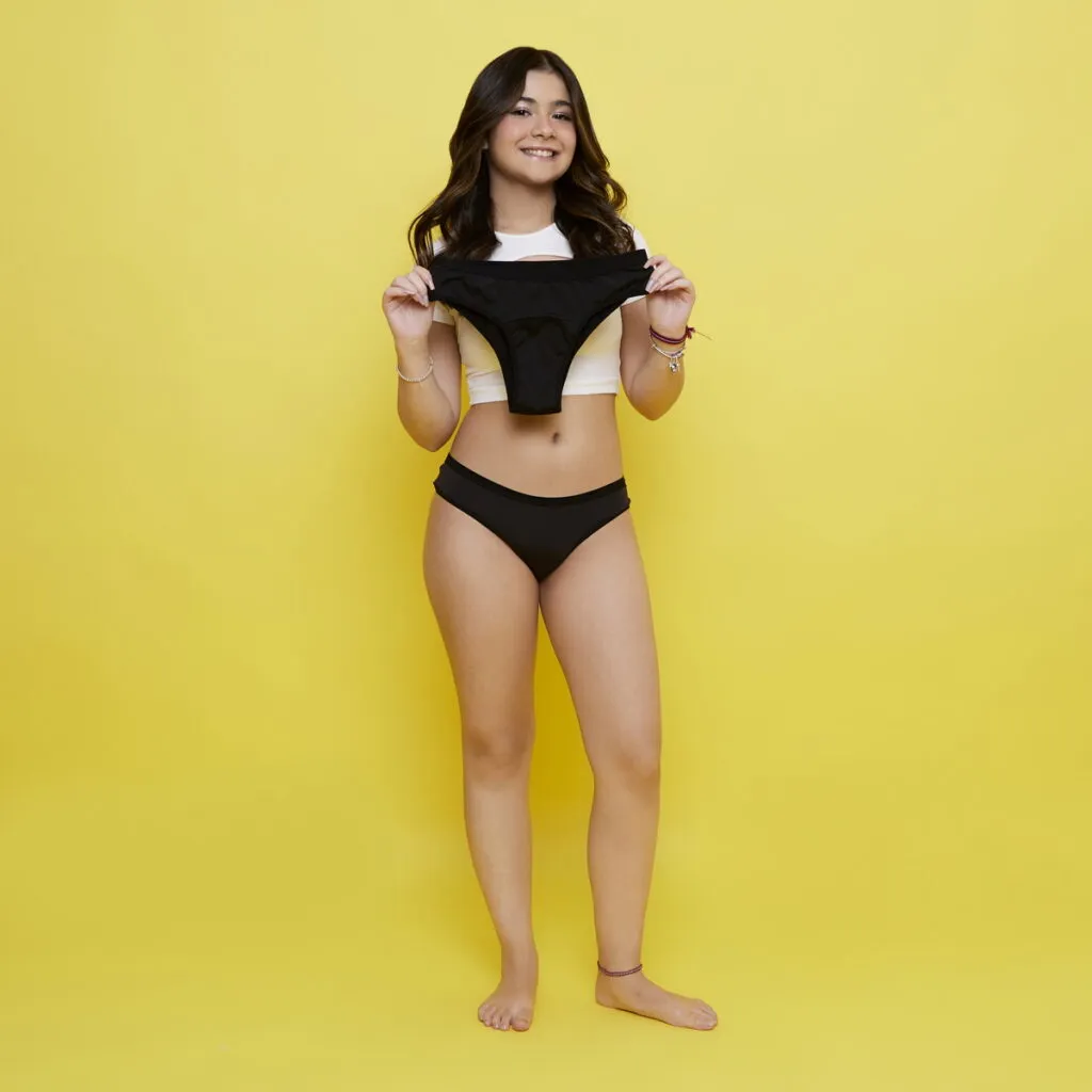Teste: Qual é o melhor produto menstrual para mim? 1 calcinha absorvente violeta cup