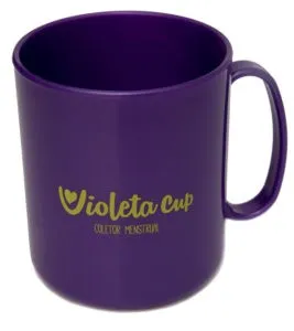 Novo Copo Higienizador 2 em 1, da Violeta Cup! 2 Caneca higienizadora violeta cup 1 267x300 1