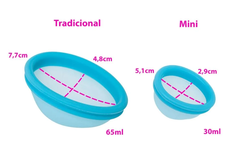 Teste: Qual tamanho de Coletor Menstrual ou Disco Menstrual escolher? 2 tamanho disco menstrual violeta cup 01