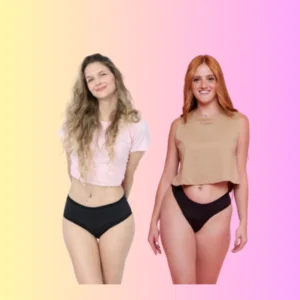 Kit Calcinha Fluxo Intenso + Calcinha Fluxo Moderado